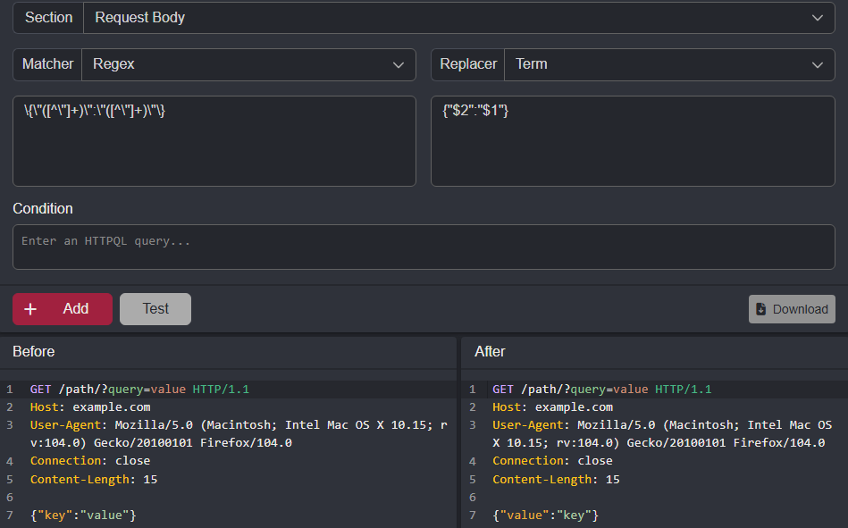 Using capturing groups for replacement.
